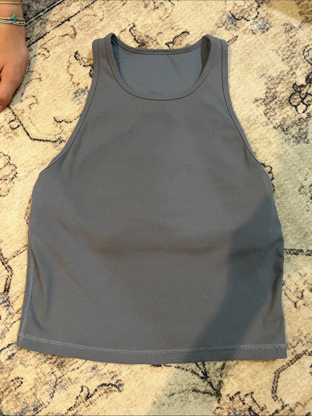 Vuori Women’s Ribbed Tank Top - Slate Gray